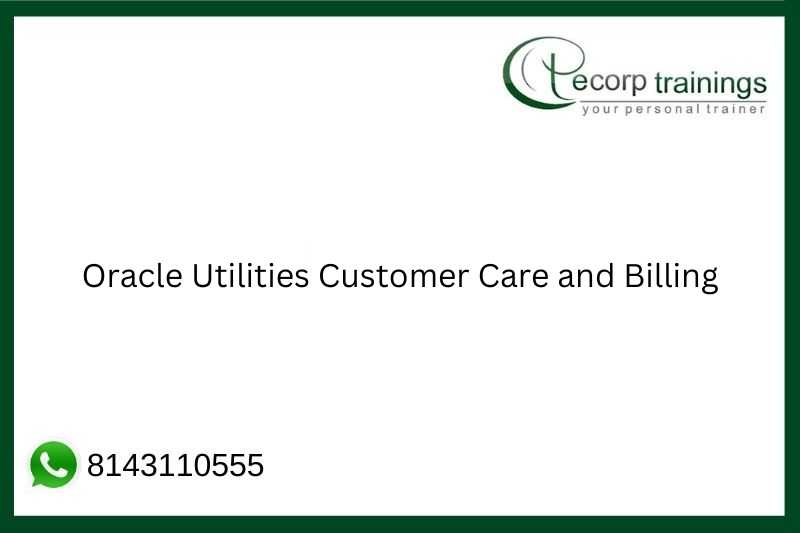 Oracle Utilities Customer Care And Billing Online Training India ...