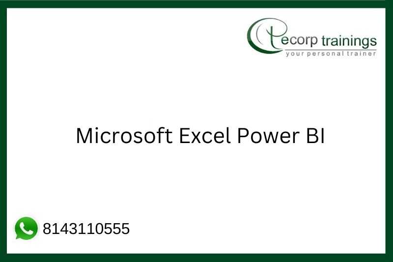 Microsoft Excel Power BI Training Hyderabad india - Ecorp Trainings