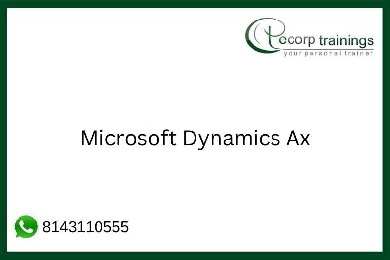 dynamics ax training courses