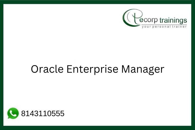 Oracle enterprise manager что это