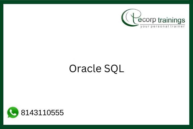 oracle sql developer certification